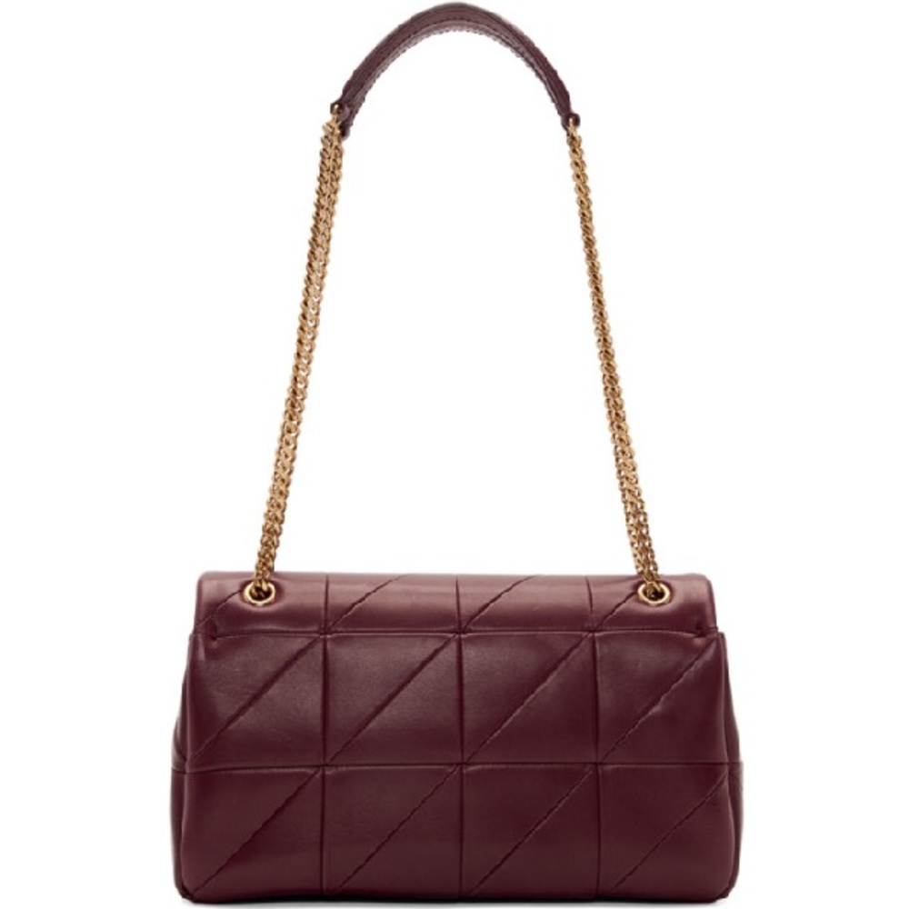 Saint Laurent Medium Jamie Bag In Burgundy - Picture 5 of 10